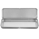 【送料無料】EXCEART 鉛筆ケース ペンケース 筆箱 文房具ボックス 金属製 アルミ文具ペンケース ペンケース ハードシェル ステンレス 筆箱 缶筆箱 長方...