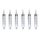 Coollooda ペット シリンジ プラスチックシリンジ (6本セット) 犬 猫 給水 給餌 20ml 注射器 針なし キャップ付き 注射 給水器 鼻洗浄 投...