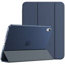JEDirect iPad(A16)ケース 第11/10世代(2025/2022モデル)用スリムスタンドハードバック ウェイクアップ/オートスリープ機能付き タブレットカバー (ディープネイビー)(2)