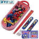 スケーター(Skater) トリオセット 箸 スプーン フォーク スパイダーマン 23 子供用 抗菌 日本製 TACC2AG-A