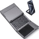 Ewin ワイヤレス キーボード bluetooth 折り畳み 日本語配列 タッチパッド搭載 充電式 三台同時切替 iOS/Android/Mac/Window...