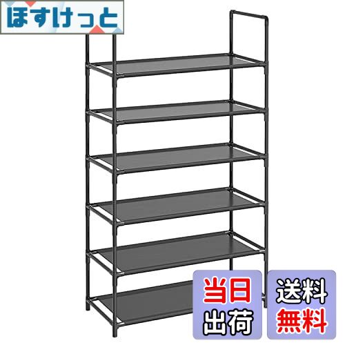【送料無料】Whatafit シューズラック 6段 幅60×奥行28×高さ105cm 収納 靴置き 分割可能 スリム 靴箱 ..