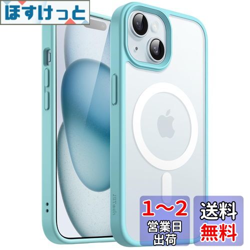 JEDirect iPhone 15 6.1 ޥͥå  MagSafeб ȾƩΥޥå  Ѿ׷ С (...