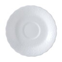 NARUMI(ナルミ) カップ ソーサー シルキーホワイト 14cm ティーコーヒー兼用ソーサー 電子レンジあたため 食洗機対応 9968-1530P