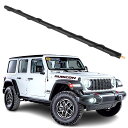 KSaAuto 13インチアンテナ ジープラングラーアクセサリー JK JL Unlimitedグラディエーターアクセサリー JT ショートアンテナ交換用 ジープ JKU JLU サハラ ルビコン スポーツ ウィリス 4xe モハーベ ハイアルティチュード