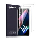 【送料無料】AnnTec OPPO Find X3 Pro フィルム 【2枚セット】 日本製素材旭硝子製 自動修復 キズ防止 指紋認証対応 超高敏感度 柔らかい ケースに干渉せず 超薄型 気泡なし 撥油性 TPU 高透過率 au OPG03 OPPO Find X3 Pro 対応 液晶保護 フィルム