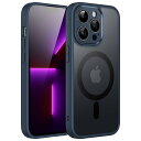JETech iPhone13ProMax (13 Pro Max 6.7インチ用) マグネット ケース MagSafeに対応 半透明のマット背面 カメラレンズ...