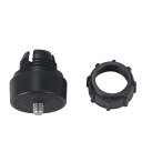 NovelGoal 1/4ネジから17mmボールヘッドインターフェースジョイントアダプタープラスチックDVカメラカーオートマウント三脚モニターGPSブラケットホルダー