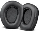 SOULWIT シープスキン イヤーパッド イヤークッション Sennheiser RS165/TR165/RS175/TR175/RS185/TR185/RS195/TR195(RS/TR 165 175 185 195 RF)/HDR165/HDR175/HDR185/HDR195(HDR 195RF) ヘッドセット 用 交換パッド ノイズアイソレーション ヘッドホン パッド ブラック