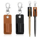 【送料無料】SensaBliss ペンホルダー ペンクリップ ストラップ用 2個入り PUレザー ポータブルペンホルダー 紛失防止 破損防止 ペン収納 ビジネス...