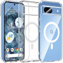 BESINPO Google Pixel 8a ケース【ガラスフィルム付き・MagSafe対応】Pixel 8a ケース 透明 黄ばみなし マグネット搭載 マグ...