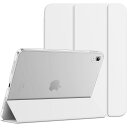 JETech iPad(A16)ケース 第11/10世代(2025/2022モデル)用スリムスタンドハードバック ウェイクアップ/オートスリープ機能付き タブレットカバー (ホワイト)