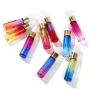 Solid Valu 10ml 9本セット カラフル スプレー アロマボトル プッシュオン ミニボトル アトマイザー アロマオイル用瓶 遮光瓶 グラデーションス...