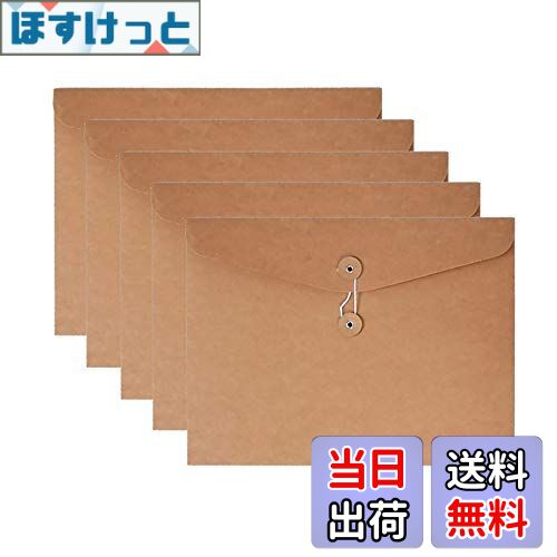 【送料無料】VANRA ファイル 封筒型 A4 封筒 紐付き ファイルフォルダー クラフトファイルケース 書類..