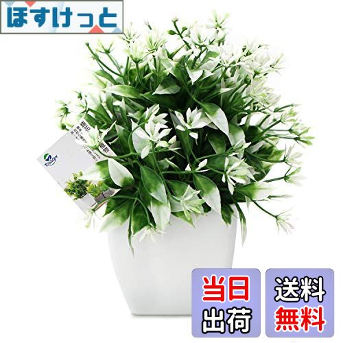 【送料無料】TOSSOW 人工観葉植物 造花 フェイクグリーン フェイク観葉植物 四方鉢 インテリア プレゼ..