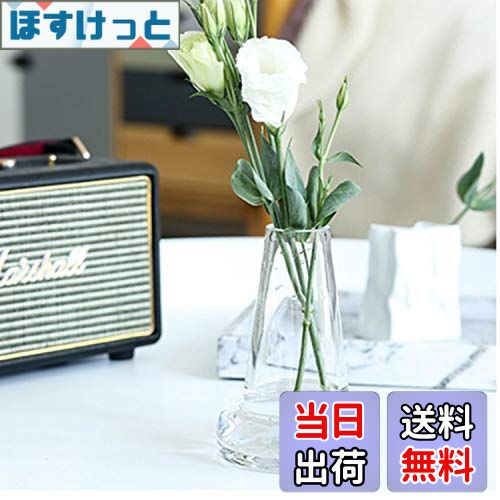 【送料無料】YHOMBES ミニ花器 ガラス花瓶 透明 フラワーベース 一輪挿し フローラ花器 水栽培 インテ..