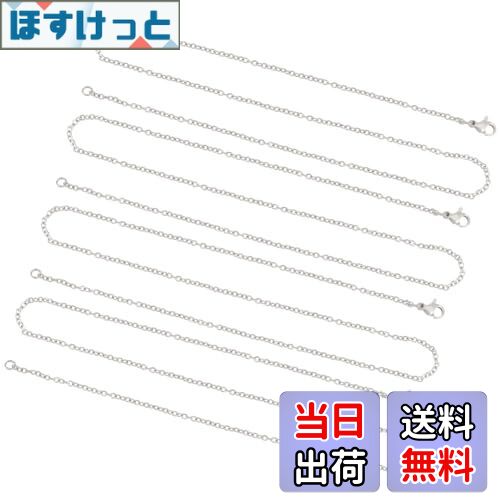 【送料無料】UNICRAFTALE 55/60/60.5cm チェーンネックレス ブレーキチェーン ステンレス製チェーン 極..