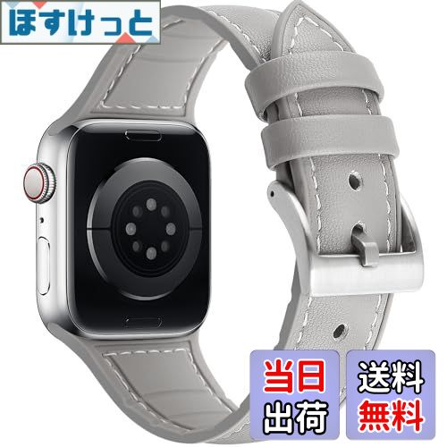 【送料無料】Tasikar コンパチブル Apple Watch バンド 41mm 40mm 38mm、コンパチブルiWatch通用ベルト Apple Watch SE2 SE Series 9/8/7/6/5/4/3/2/1に対応 レザーシリコン一体型交換ストラップ