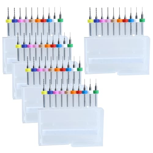 【送料無料】GOLD DEER 50本セット PCBドリルビットセット 0.3-1.2mm 超硬マイクロドリルビット 精密 ..