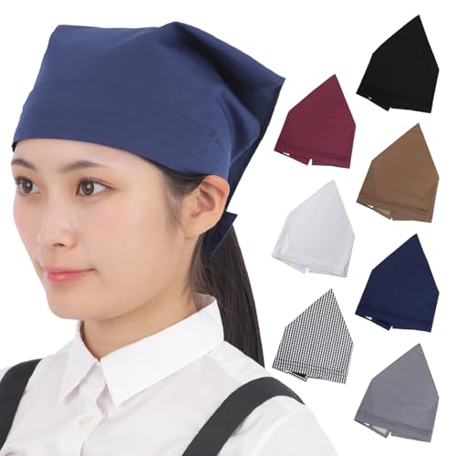 【送料無料】[LODI] 三角巾 マジックテープ 簡単着脱 カフェ 調理実習 料理教室 清掃 美容院 業務用 家..