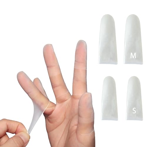 【送料無料】指サック 指先 保護 天然ゴム製 約200個入り S&Mサイズセット 指ガード 指先 親指サック 滑りにくく快適 耐摩耗性 高い伸縮性 使い捨てぐ 実験 作業用 粉塵保護 指サック 事務