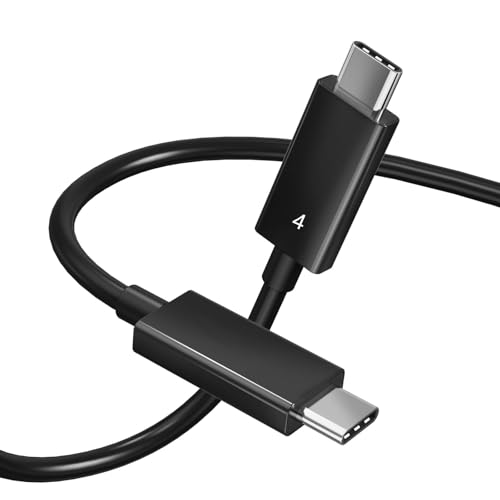 【送料無料】POTRRCIUSUER USB-C & USB-C Thunderbolt 4 100W ケーブル 100W出力 8K対応 40Gbps 高速デ..