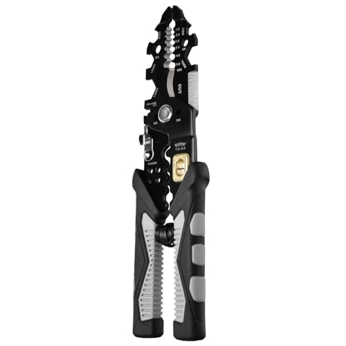 【送料無料】GOLD DEER 25-IN-1多機能ワイヤーストリッパー ワイヤーストリッパー機能付き 圧着機能付 ..