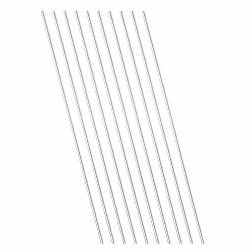【送料無料】10本 304ステンレス鋼丸棒 ステンレス鋼ロッド 金属のソリッドシャフト棒 DIYクラフト製作用 模型車 ヘリコプター 飛行機用
