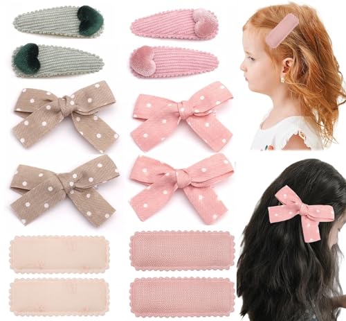 【送料無料】LYXOTO 前髪クリップ女の子 ベビー ヘアクリップ 赤ちゃん ヘアピン ボウノット ベビー用 ..