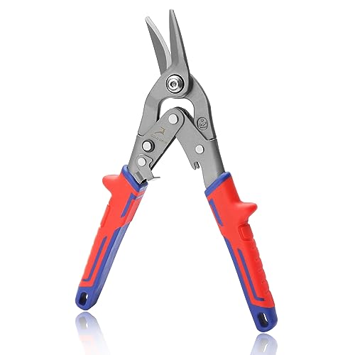 【送料無料】GOLD DEER 金切鋏 左カット 右カット 直刃 ロング 金切ハサミ 金切ばさみ 万能はさみ 強力..