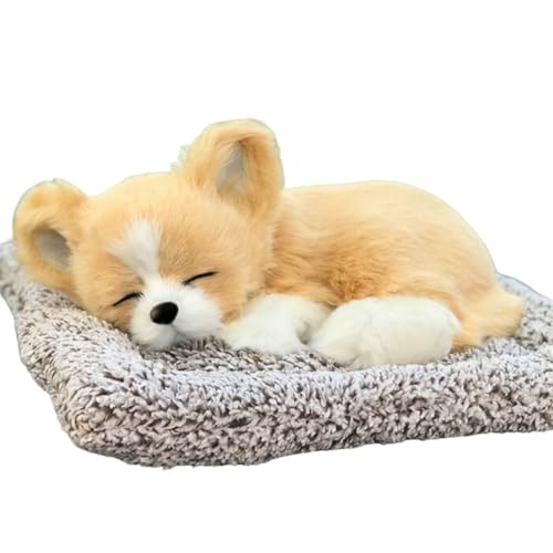 【送料無料】Tropchou ぬいぐるみ 消臭炭入り 車内 空気清浄 イヌ すやすや リアル インテリア 竹炭