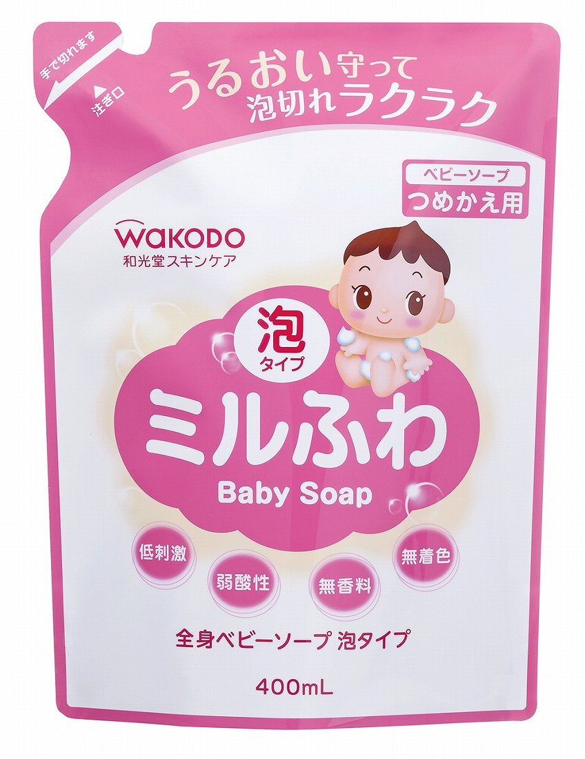 【送料無料】ミルふわ 全身ベビーソープ 泡タイプ 詰替え用 サイズ：1キログラム (x 1)