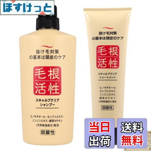【送料無料】【2点セット】スキャルプクリア シャンプー 550mL スキャルプクリアトリートメント 250g