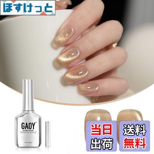 【送料無料】GAOY マグネットネイル ジェルネイル 単色 UV・LED対応 ポリッシュタイプ セルフネイル 初..