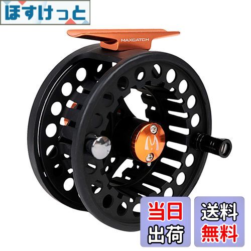 【送料無料】M MAXIMUMCATCH Maxcatch ECO トラウト フライリール 大アーバー #1/2#3/4#5/6#7/8 フライフィッシング 色：ブラック、サイズ：5/6 WT