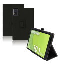 For LUCA TA10E1W63-V1H ケース 10.1インチ タブレット 保護ケース 高級PU 全面保護 調節可能 防水防汚 衝突防止 薄型軽量 良い手触り Greerass 長持ち スタンド機能付き タブレット ケース (ブラック)