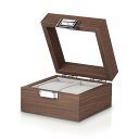 【送料無料】Baskiss 木製時計ケース 腕時計収納ボックス コレクションケース ウォッチボックス 高級 時計ディスプレイ (2本)