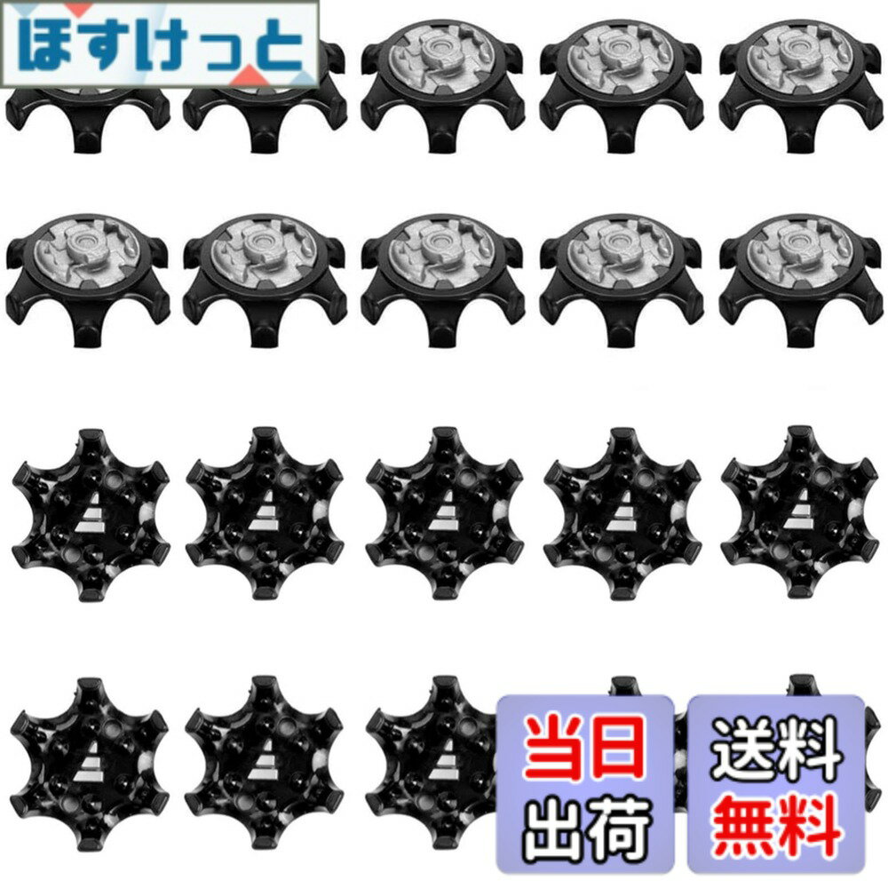 乐天商城 - 【送料無料】lewaul ゴルフシューズ スパイク 20個入れ ソフトスパイク鋲 ゴルフシューズ用 ゴルフシューズ靴鋲 ゴルフクリート 固定 滑り止め