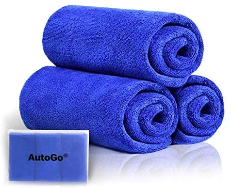 【P2倍+最大2000円OFF】洗車タオル 40CM*40CM 3枚セット超吸水性/超速乾性 汚れ落ち 洗車や家事 お掃除 カビ予防対策 洗剤要らず 毛落ちにく...