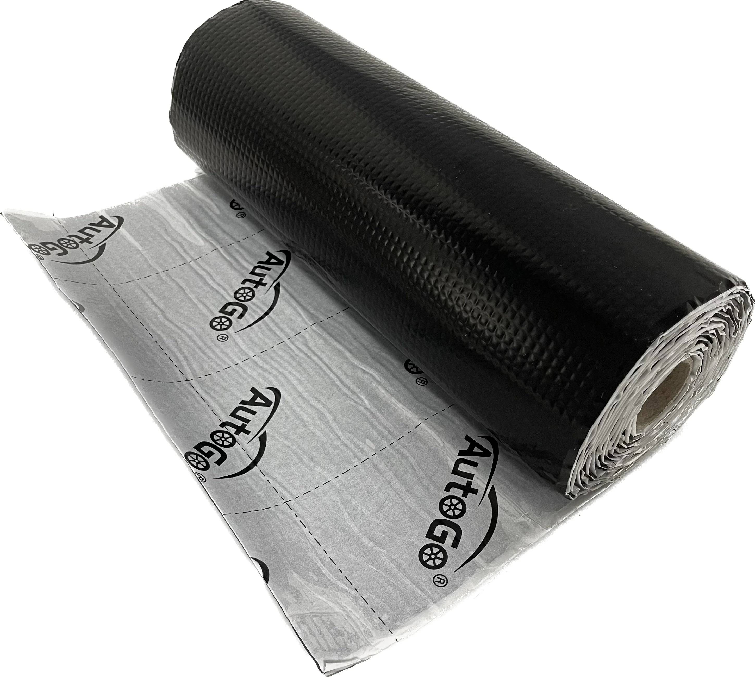 【P2倍+最大2000円OFF】制振シート 車 デットニング材 【制振 吸音 断熱】 厚み2.3mm×幅46CM×長さ5M 表面アルミ箔 裏面ブチル材テープ ハ...