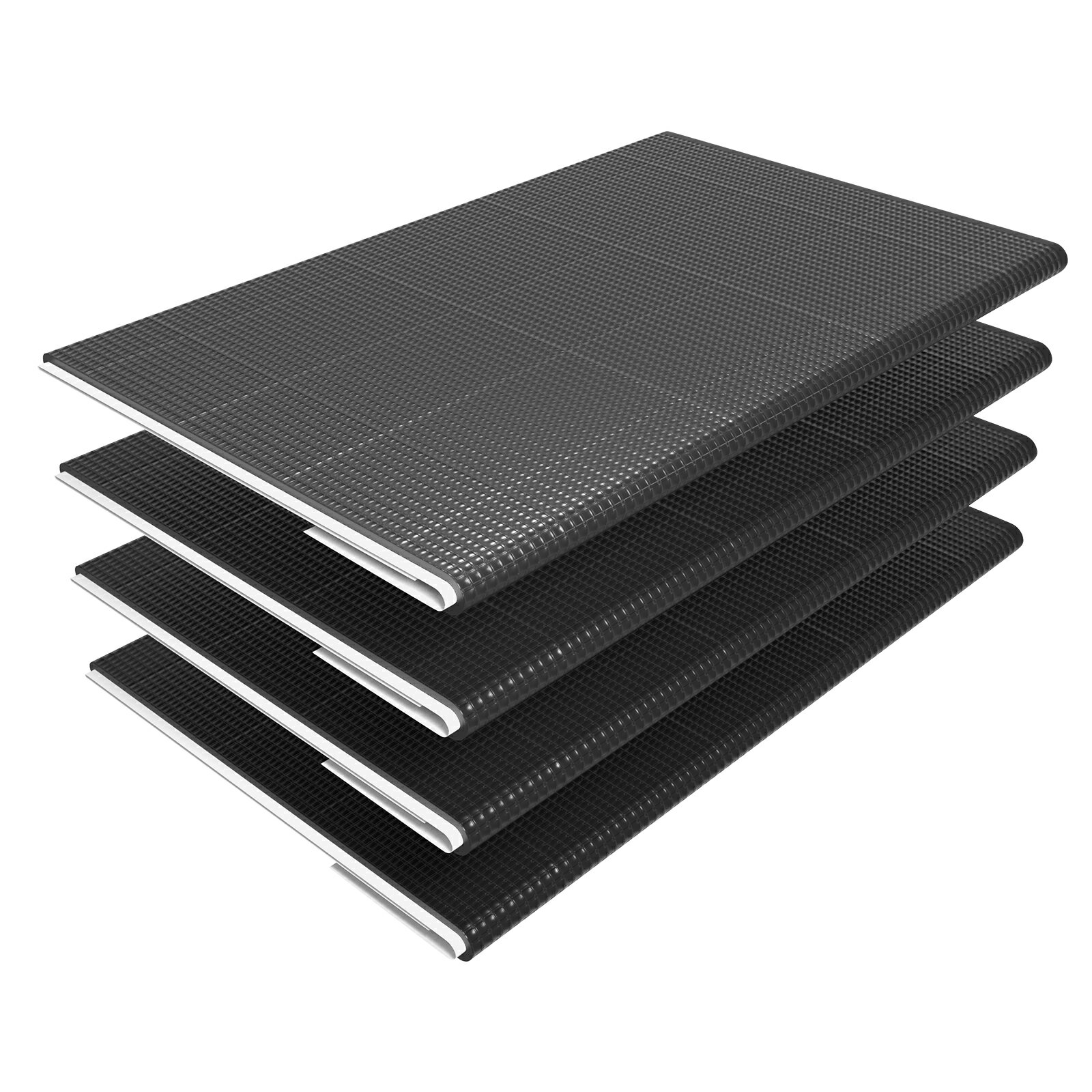 【P2倍+最大2000円OFF】デッドニングシート 車用 アルミ 制振材 autogo 吸音 断熱 約2.3mm×46CM×80CM（4枚セット）ブチル材テープ付き ハサミでカット簡単 接着剤不要 ブラック 格子模様