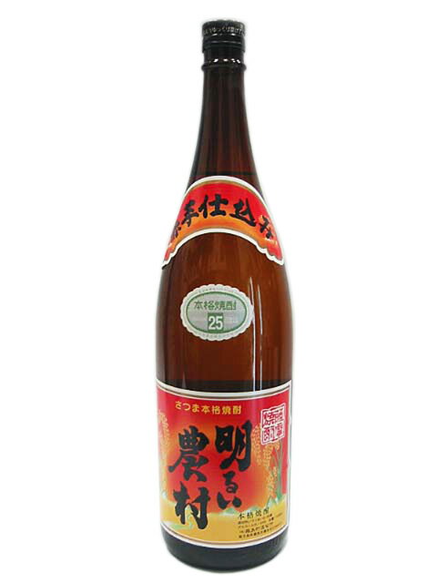 芋焼酎明るい農村赤芋仕込み1800ml