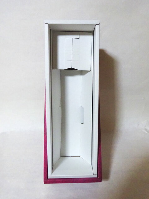 贈答用化粧箱 4合瓶1本用 ワインレッド ※単体ではお買い上げ頂けません