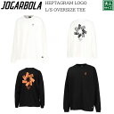 【JOGARBOLA/ジョガボーラ】【HEPTAGRAM LOGO L/S OVERSIZE TEE/jbc-136】※大人サイズ※ サッカー フットサル Tシ...