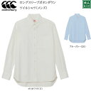 CANTERBURY カンタベリー ロングスリーブボタンダウンツイルシャツ(メンズ) ra43540 ラグビーボール ラグビー日本代表 シャツ ロングシャツ ボ...