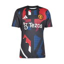 マンチェスターユナイテッド プレマッチ半袖ジャージー M L XL 2XL XXL adidas アディダス