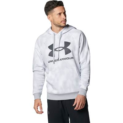 アンダーアーマー UNDER ARMOUR メンズ トレーニング UAライバルフリース ビッグロゴ フーディー 1381331 フード 軽量 保温性 普段使い 裏起毛 速乾 カンガルーポケット 吸汗 スポーツ 運動 ジム