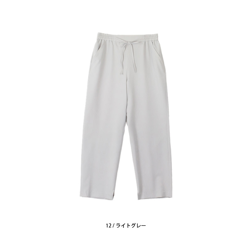 【セール M〜5L】ウエスト ゴム 9分丈 パンツ きれいめ 大きいサイズ レディース 【fleur by mint breeze フルール バイ ミントブリーズ】 婦人服 ファッション 30代 40代 50代 60代 ミセス おしゃれ 通販 返品交換不可 11s hot-air-10022550 Hot-air 大きいサイズ レディース サンプル画像2