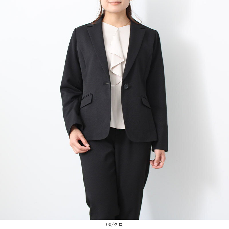 【セール M〜5L】ウール調 ツイル セットアップ ジャケット 大きいサイズ レディー...