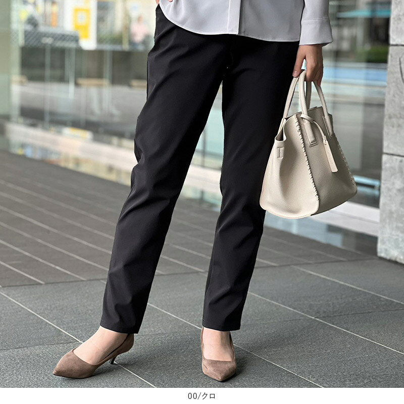 【セール L〜5L】【UVカット イージーケア】 スキニー パンツ 大きいサイズ レディース 春 夏 紫外線対策 日焼け防止【fleur by mint breeze フルール バイ ミントブリーズ】 婦人服 ファッション 30代 40代 50代 60代 ミセス 【返品交換不可】 hot-air-10023118 Hot-air 大きいサイズ レディース サンプル画像2